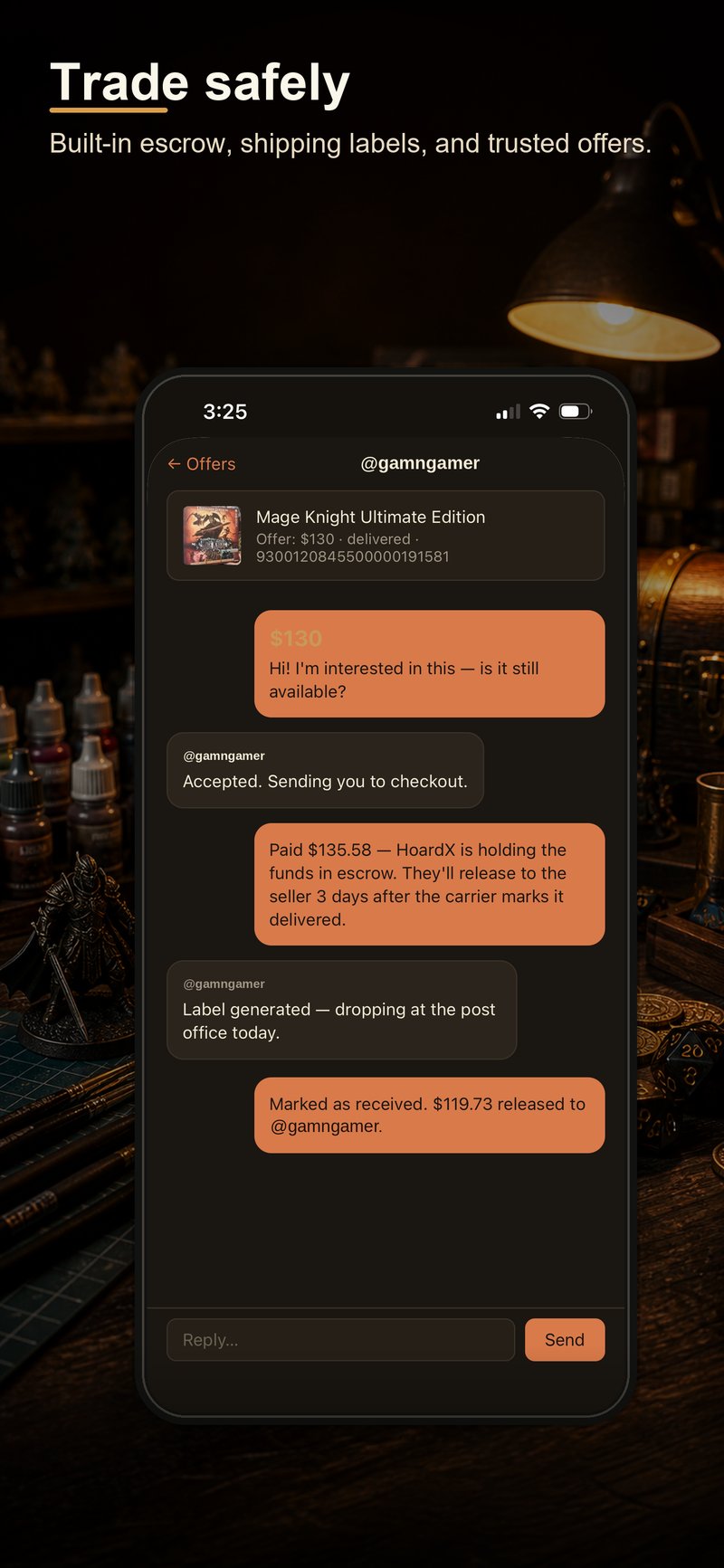 HoardX Premium paywall with subscription and scan packs